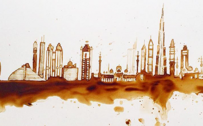 Arte com café: conheça Guillia Bernardelli